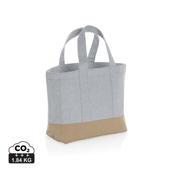 Sac isotherme en toile Impact AWARE™ publicitaire Gris