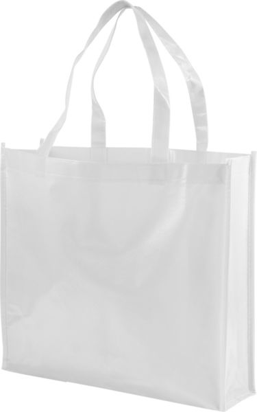 Sac shopping publicitaire | Shiny Blanc