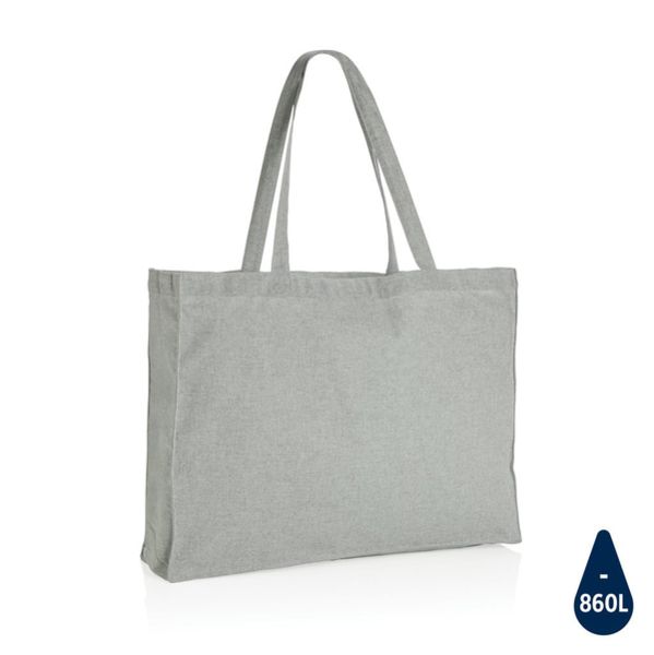 Sac shopping personnalisable en coton recyclé 145 gr Impact AWARE™ Grey