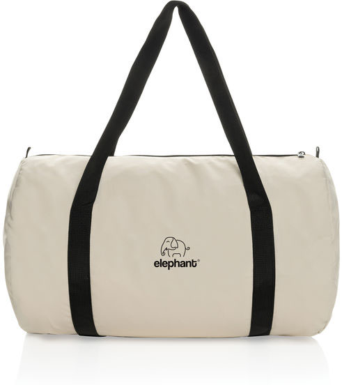 Sac de sport pliable rPET AWARE™ Dillon personnalisable Blanc cassé