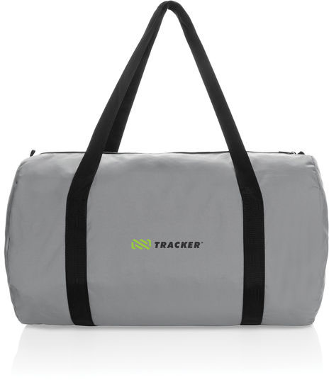 Sac de sport pliable rPET AWARE™ Dillon personnalisable Gris