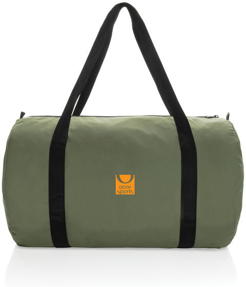 Sac de sport pliable rPET AWARE™ Dillon personnalisable Vert