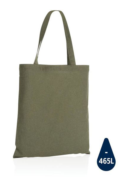 Sac tote bag à personnaliser en coton recyclé 145 gr Impact AWARE™ Green