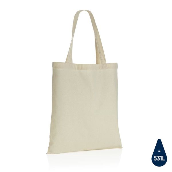 Sac tote bag à personnaliser en coton recyclé 145 gr Impact AWARE™ White