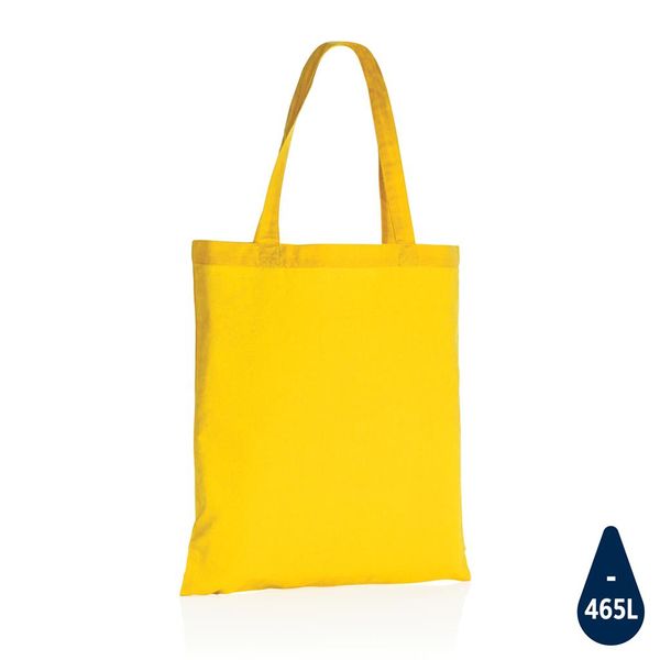 Sac tote bag à personnaliser en coton recyclé 145 gr Impact AWARE™ Yellow
