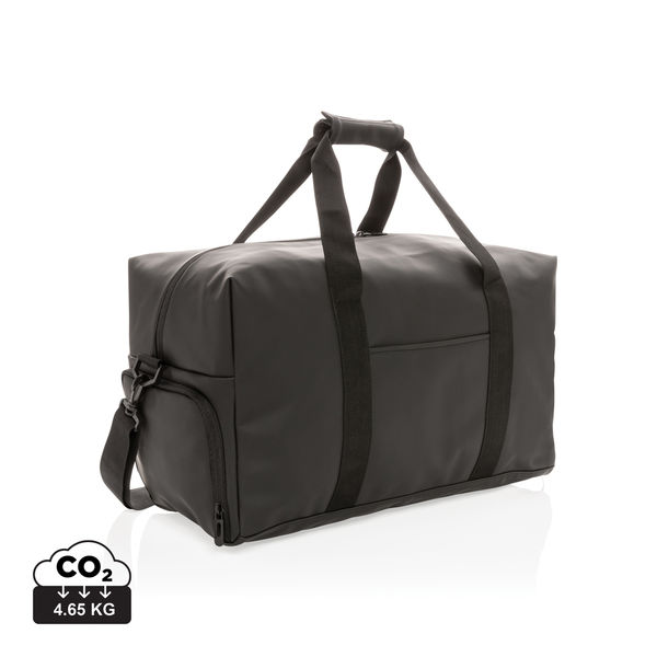 Sac week-end au PU doux | Sac de voyage publicitaire Noir