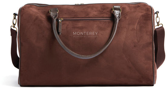 Sac weekend Hunton personnalisé Marron