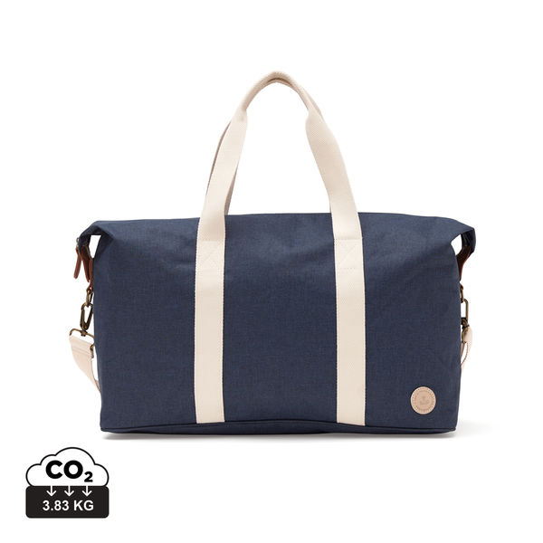 Sac weekend rPET sortino | Sac de voyage publicitaire Bleu