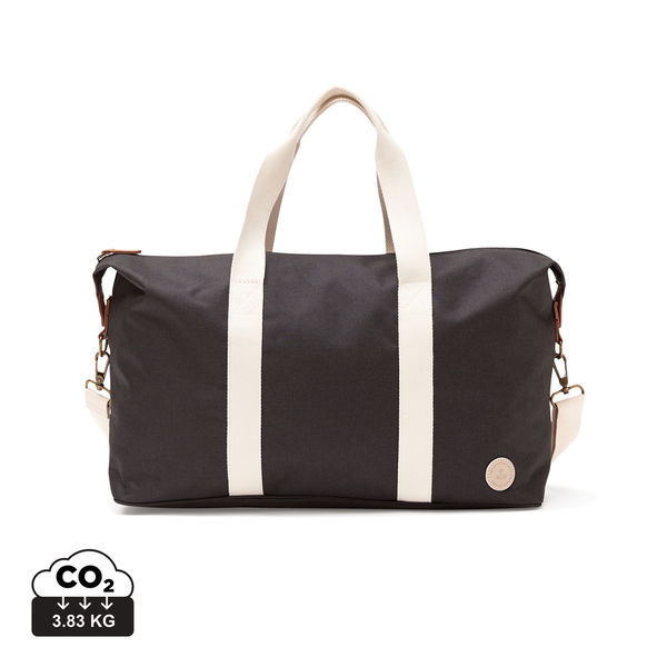 Sac weekend rPET sortino | Sac de voyage publicitaire Noir