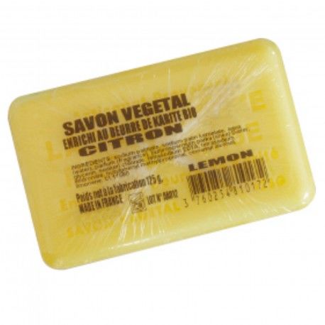 Savonnette personnalisable artisanale Marseille 125gr Jaune