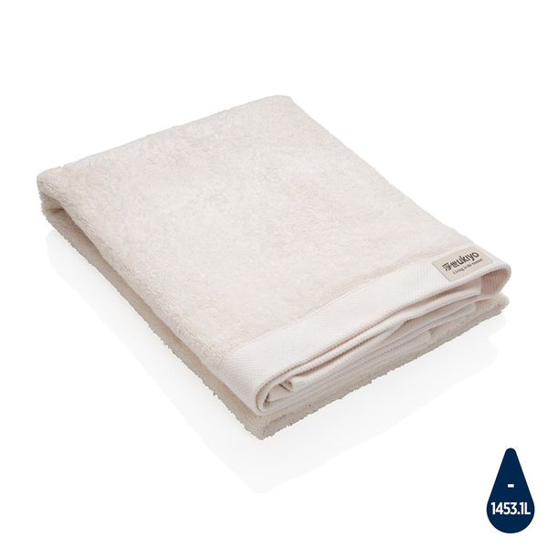 Serviette de bain personnalisable|Ukiyo Sakura AWARE™ White