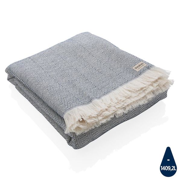 Serviette/couverture personnalisable 4 Saisons|Ukiyo Hisako AWARE™ Navy