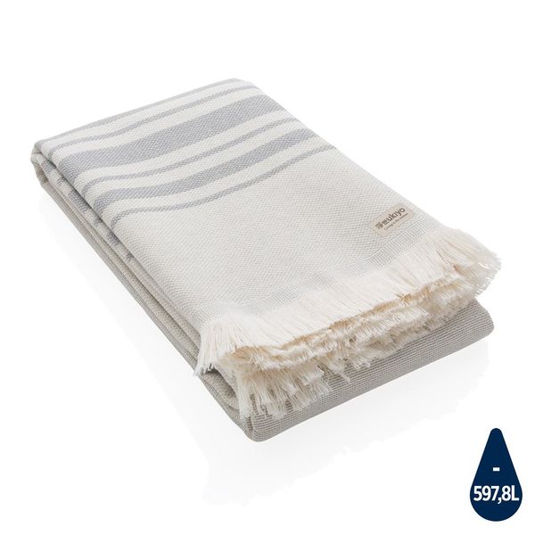 Serviette personnalisable Hammam|Ukiyo Yumiko AWARE™ Grey