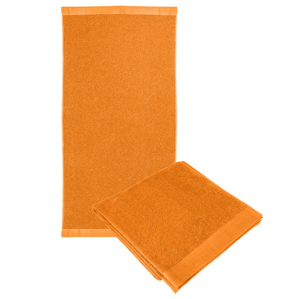 Serviette de plage publicitaire | Barb Orange