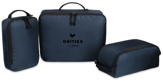 Set 3 cubes compression rPET AWARE™ Renew publicitaire Bleu marine