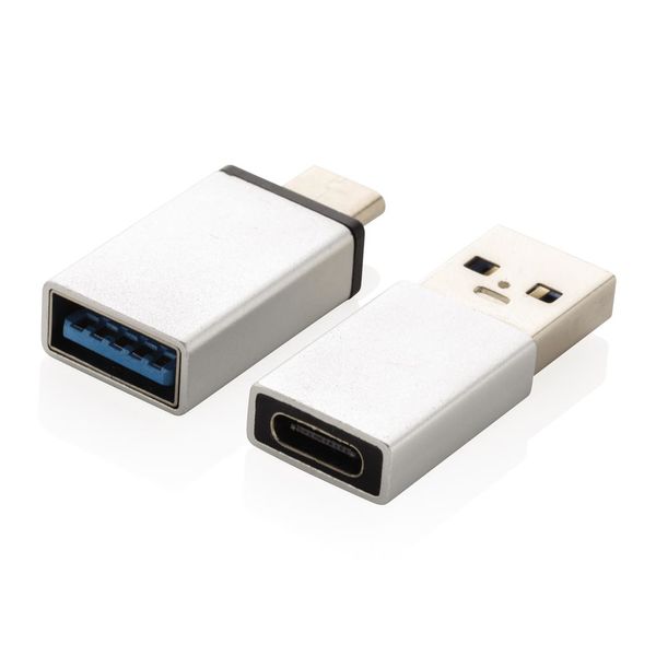 Adaptateur Universel Publicitaire Avec Port USB, Adaptateur personnalisé