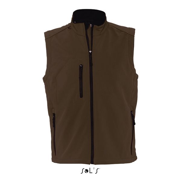 Softshell personnalisé | Rallye H Chocolat foncé