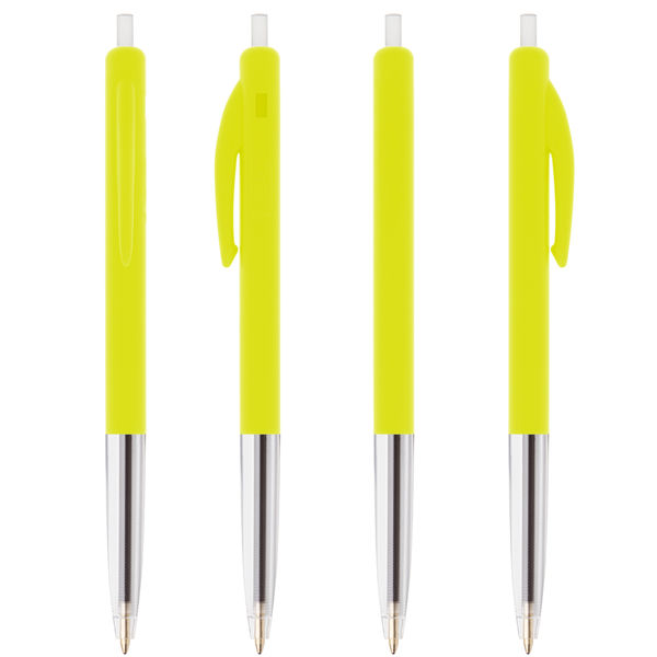 Stylo BIC® publicitaire | BIC® M10® Clic Jaune clair