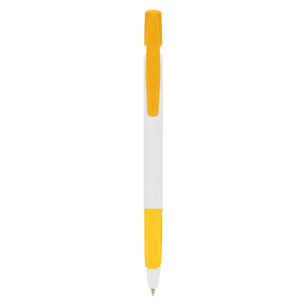 Stylo BIC® publicitaire | BIC® Media Clic Grip Bille Jaune