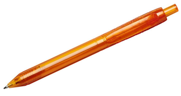 Stylo bille personnalisé | Vancouver Orange translucide