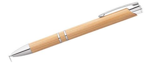 Stylo à bille en bambou|Beta Bamboo Naturel