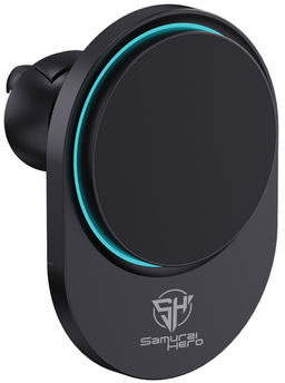 Support voiture 15W plastique RCS PowerCruze publicitaire Noir