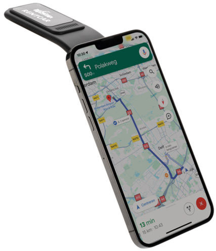 Support voiture magnétique DriveGrip plastique RCS publicitaire Noir