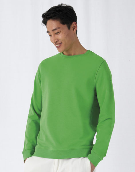 Sweatshirt personnalisé | Organic Terry Apple Green