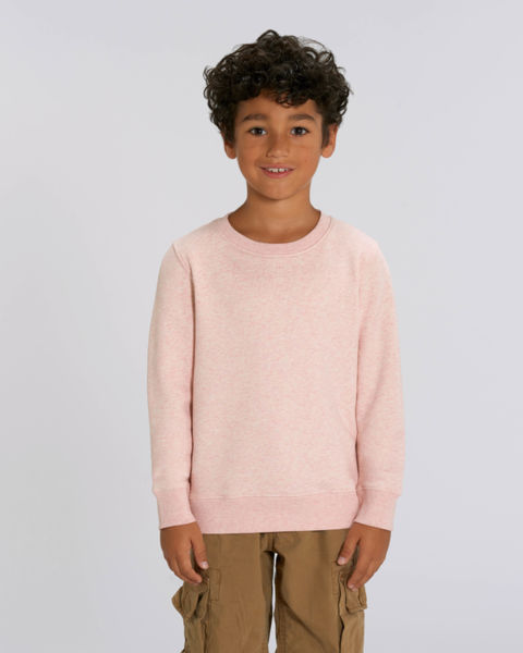 Sweatshirt personnalisé | Mini Changer Cream Heather Pink