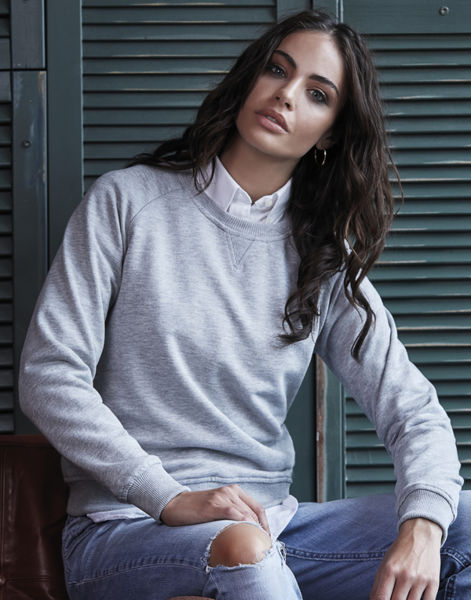 Sweatshirt publicitaire | Urban F Heather Grey