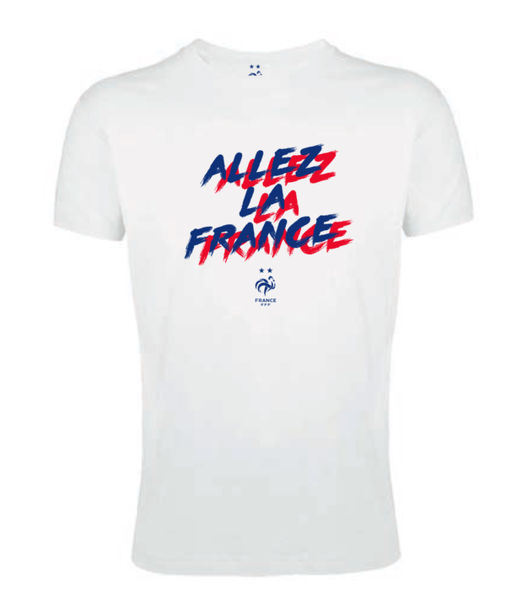 T shirt officiel | Coq France FFF homme  | KelCom Blanc