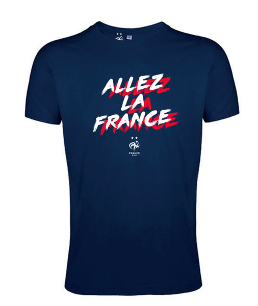 T shirt officiel | Coq France FFF homme  | KelCom Bleu