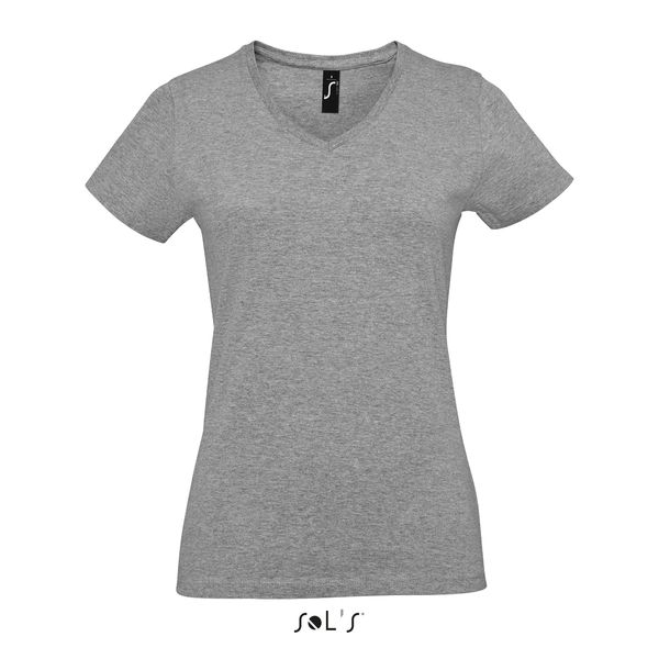 T-shirt personnalisable | Imperial V F Gris chiné