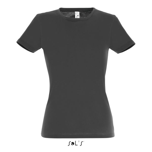 T-shirt personnalisable | Miss Gris foncé