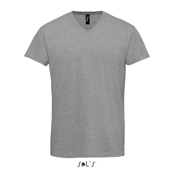 T-shirt personnalisé | Imperial V H Gris chiné