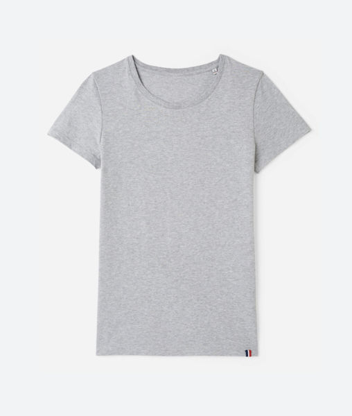 T-shirt personnalisé | Lola Gris chiné