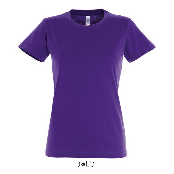 T-shirt publicitaire | Imperial F Violet foncé
