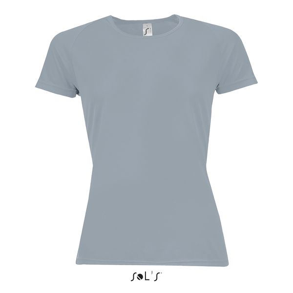 T-shirt de sport publicitaire | Sporty F Gris pur