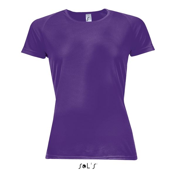 T-shirt de sport publicitaire | Sporty F Violet foncé