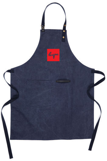 Tablier toile recyclée GRS Tome entreprise Bleu marine