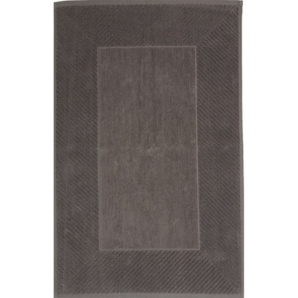 Tapis de bain doux publicitaire Taupe