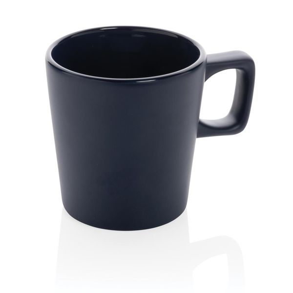 Tasse à café céramique personnalisable au design moderne Navy