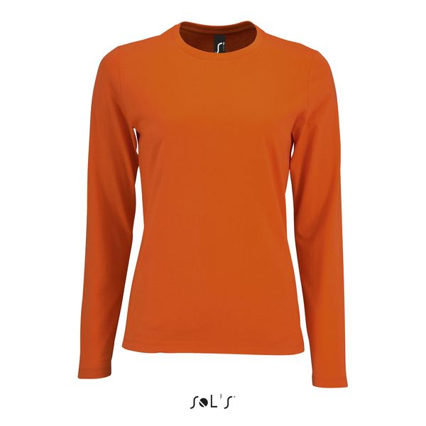 Tee-shirt publicitaire | Imperial LSL F Orange