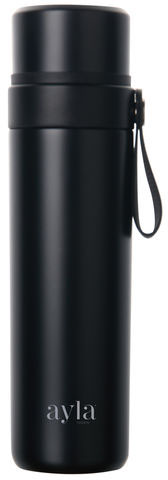 Thermos 750 ml double tasse Tono RCS entreprise Noir