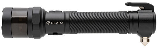 Torche voiture alu recyclé RCS Gear X entreprise Noir