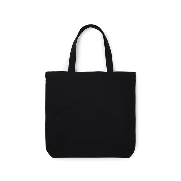 Tote bag en toile recyclée AWARE™ Hilo | Sac shopping publicitaire Noir