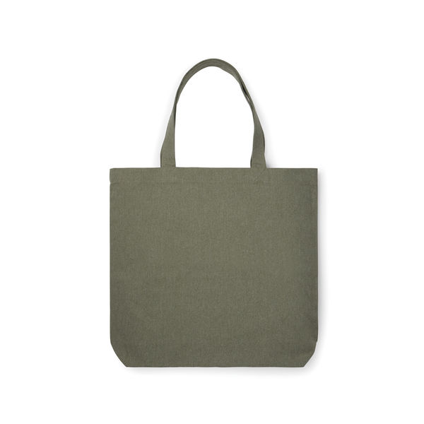 Tote bag en toile recyclée AWARE™ Hilo | Sac shopping publicitaire Vert