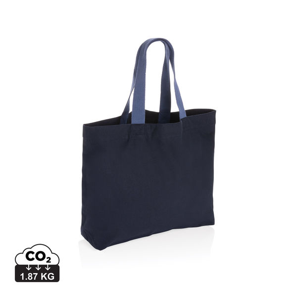 Grand tote bag Aware™ publicitaire Bleu marine