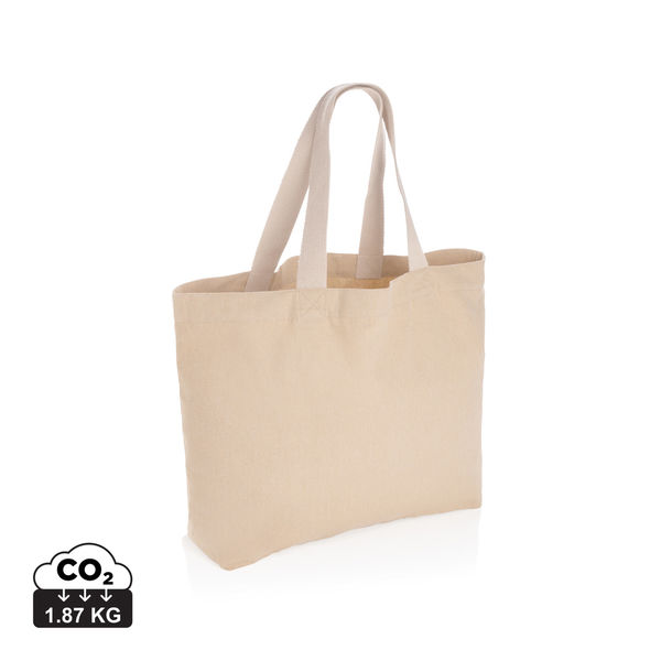 Grand tote bag Aware™ publicitaire Marron