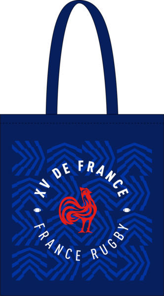 Tote bag rugby équipe de France publicitaire